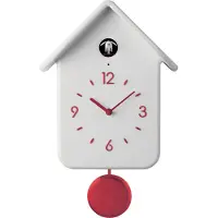 Guzzini - Koekoeksklok met slinger - Home White
