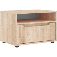 Syfax Tv-meubel VISNES 60x40x38 cm bewerkt hout sonoma eikenkleurig