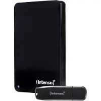 Intenso Memory Drive 2TB bonuspakket (incl. 32GB USB-stick) Praktische 2-in-1 oplossing bestaande uit externe harde schijf en USB-stick