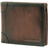 Bruno Banani Leren Portemonnee Wallet Brown Bruine