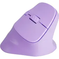 Natec Crake 2, geschikt voor rechtshandigen, verticaal ontwerp, optische sensor, draadloze RF-verbinding + Bluetooth, 2400 DPI, paars
