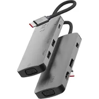 LINQ - 7in1 USB-C HDMI Adapter Triple Display MST