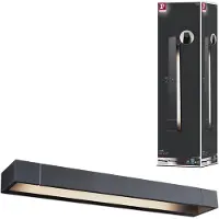 Paulmann Lucille 71205 Wandlamp voor badkamer 17 W Warmwit Zwart