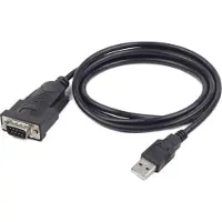 Gembird USB naar DB9M seriële poort converter kabel, zwart, 1.5 meter