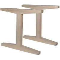 Wovar Tafelpoot Hout Beuken I|vorm | 72 cm | Per Set