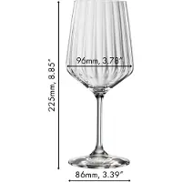 Spiegelau Lifestyle Red Wine Glass 63 Cl 4 Pcs - Wijnglazen Kristalglas Clear - 4450171