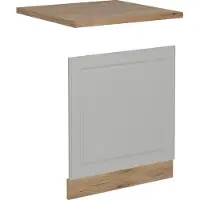 Vicco R-Line Voorpaneel vaatwasser – 60 cm, WB Eik Wit Landhuis