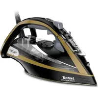 Tefal Ultimate Pure FV9867E0, stoom- en droogstrijkijzer, met Durilium AirGlide Autoclean zoolplaat, 2,5 meter snoer, 260 gram stoom per minuut, perzikkleur, 60 gram stoom per minuut