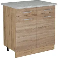 Vicco R-Line Keukenonderkast – 80 cm WB Marmer Sonoma