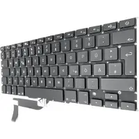 T-ProTek Toetsenbord met verlichting, compatibel met MacBook Pro 15" (mid 2014), modelnummer A1398, EMC 2876
