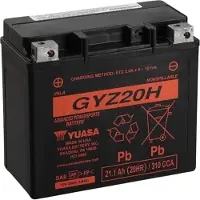 Yuasa AGM Premium High Performance GYZ20H / 101995 accu (12V, 20Ah, 320A)