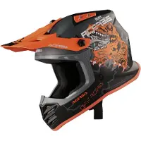 Acerbis Profile Junior Rex Mat Zwart Oranje Kinder Crosshelm Maat YL