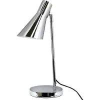 Dyberg Larsen Tafellamp DL12, chroom / zilver, Woon-/ Eetkamer, metaal, Design, Tafellamp