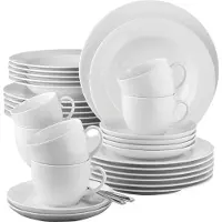 Seltmann Kombiservice 30-teilig A Rondo/Liane weiss 001.749275