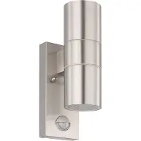 Eglo Riga 5 Wand S Zilver 2 Lichtpunten met Sensor