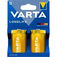 Varta Batterijen Longlife LR20 Alkaline 1.5 V 2 Stuks