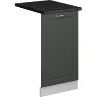 Vicco Fame-Line Vaatwasserfrontpaneel – 45 cm, WB Antraciet Groen-Goud Landhuis