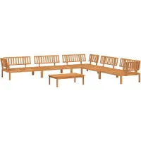 vidaXL 6-delige Loungeset pallet massief acaciahout