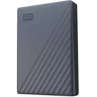 Western Digital My Passport - Externe Harde Schijf - USB-C - Grijs - 5 TB