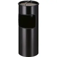 Sonstiges Staal Prullenbak 30 L 61,3 cm (H) Zwart
