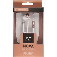 KitSound Nova InEar Headphones with Mic Rose Gold