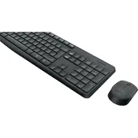 Logitech Mk235 (920-007907) Draadloos Toetsenbord + Muis Azerty Zwart