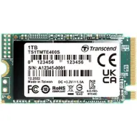 Transcend MTS400S 1 TB NVMe/PCIe M.2 SSD 2242 harde schijf PCIe NVMe 3.0 x4 Retail TS1TMTE400S