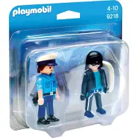 Playmobil Politie Agent & Inbreker - 9218