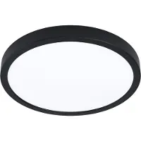Eglo Connect.Z Plafondlamp Fueva-Z IP44 Rond Zwart Ø 28,5cm