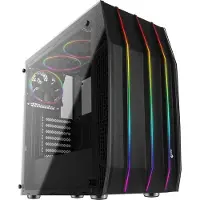 Aerocool Klaw TG RGB - Case - Miditower - Zwart