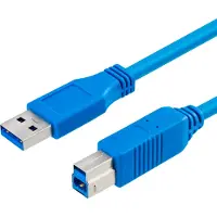 S-Conn 3m USB3.0 A - USB3.0 B USB-kabel USB 3.2 Gen 1 (3.1 Gen 1) USB A USB B Blauw