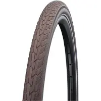 Schwalbe Buitenband Road Cruiser 28x1,60 (42-622) HS484 Active K-Guard, met stalen karkas, koffie kleur, reflecterend, artikelnummer 11101282