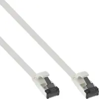 InLine U/FTP CAT8.1 40 Gigabit platte netwerkkabel met TPE mantel / wit - LSZH - 2 meter