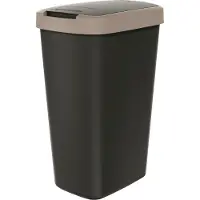 Prosperplast COMPACTA Q Abfallbehälter - hellbraun 45l