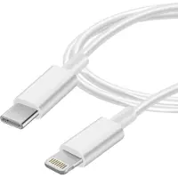 MaXlife USB Type C naar Lightning 2M Oplaad- en synchronisatiekabel Wit