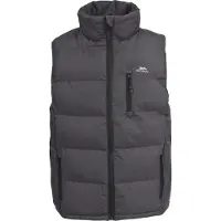 Trespass heren gewatteerde vest met sluiting, model TP849 (maat L), donkergrijs