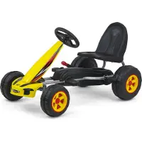 Milly Mally Go-kart Viper Gele pedalen