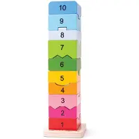 Bigjigs Toys Bigjigs Number Tower