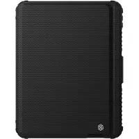 NILLKIN Bumper Link Toetsenbordhoes (versie met achtergrondverlichting) voor iPad 10.9 2022 Zwart, Tablet toetsenbord, Zwart