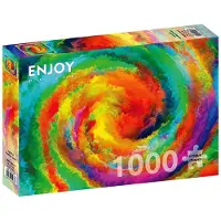 Enjoy Colorful Gradient Swirl Puzzel 1000 Stukjes