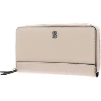 s.Oliver Portemonnee Zip Around Wallet Brown Beige