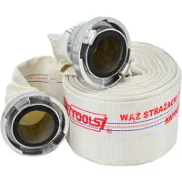 AWTOOLS waterslang, 2" x 20 meter, 8 bar, brandslang met aansluitstukken