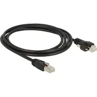 DeLOCK GigE Camera Cable RJ45 plug to RJ45 plug with screws Cat.6 S/FTP 2 m