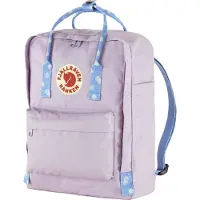 Fjällräven Rugzak 'Kanken' crème / azuur / sering / rood