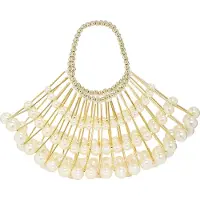 Koosh Handtas goud / parelwit
