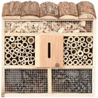 Syfax Insectenhotel 30x10x30 cm vurenhout