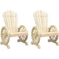 vidaXL Tuinstoelen 2 st Adirondack massief vurenhout