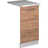 Vicco Fame-Line Vaatwasserfrontpaneel – 45 cm, WB Marmer Krachtige eik goud