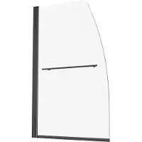 Vevor frameloze baddouchedeur (864 x 1397 mm / B x H) ruimtebesparende douchedeur voor badkuip