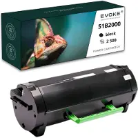 Evoke Printer cartridge Lexmark 51B2000 zwart , 2500 pagina's , MS-317 , compatibel met MS317 MX317 MS417 MS517 MS617 MX417 MX517 MX517 MX617